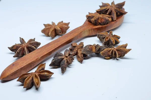 Beyaz arkaplanda izole edilmiş parmotrema perlatum çiçekleri