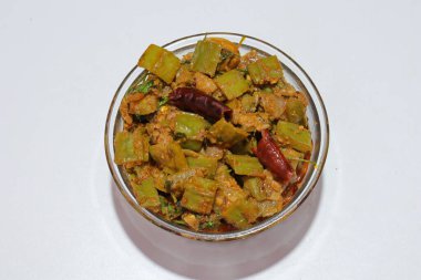 Taze kabak körisi beyaz arkaplanda izole edildi