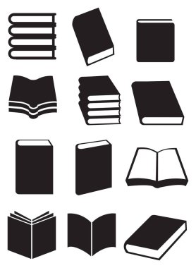 kitap vektör Icon set