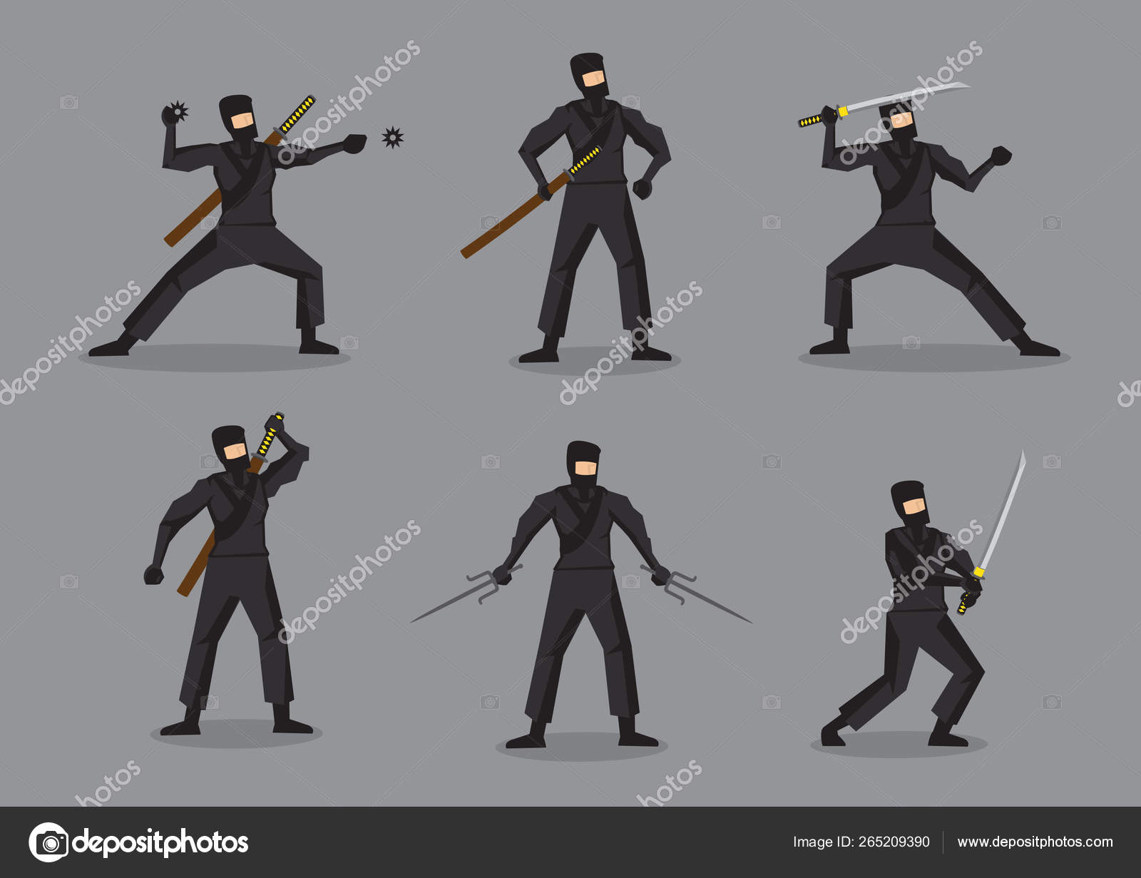 Vetores de Japão Segredo Ninja Assassino Japonês Espada Personagem De  Desenho Animado Furtivamente Sneaking Vector Ilustração e mais imagens de  Caratê - iStock