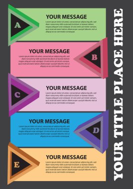 renkli üçgenler düzeni