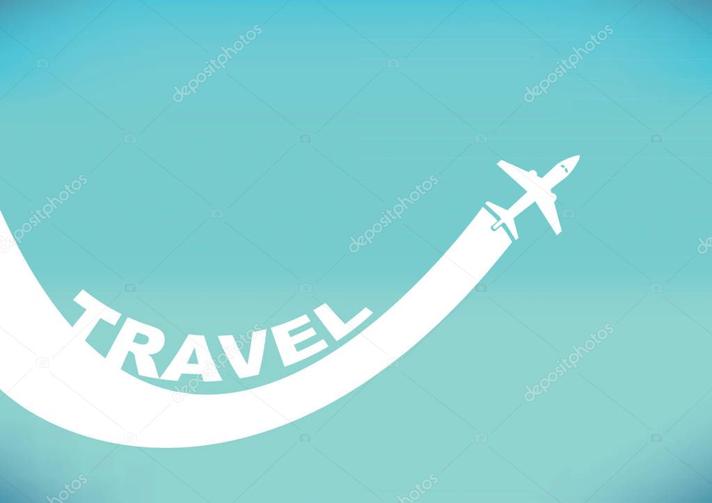 Air Travel Vector Background
