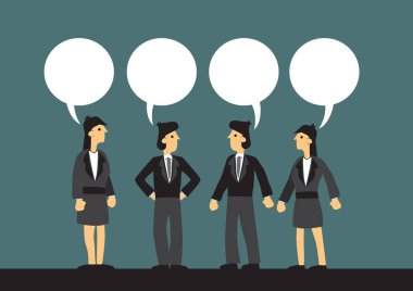 İş adamları grubu col hakkında tartışmak için bir araya toplanıyor