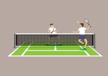 Tenis vektör Illustration oynama