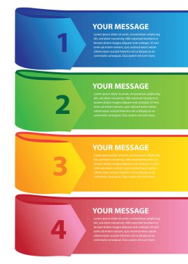 Alfabesi ve alanı olan basit bir düzen tasarımı. Vektör illüstrasyonu.