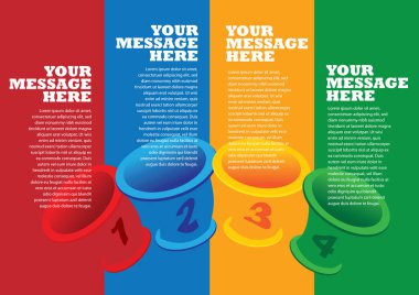 Kova İlerleme planının vektör illüstrasyonu. Bilgi grafikleri şablonu.