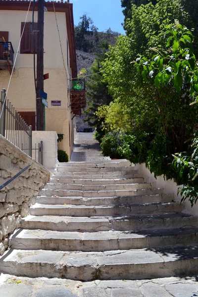 Vecchie Scale Nella Storica Città Nafplio Grecia — Foto Stock