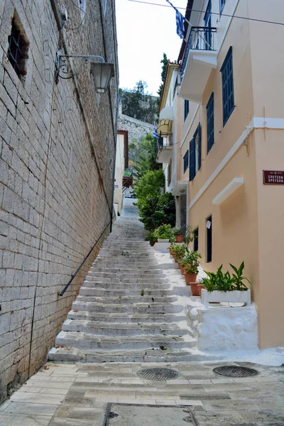 Scale Nel Centro Storico Naplio Grecia — Foto Stock