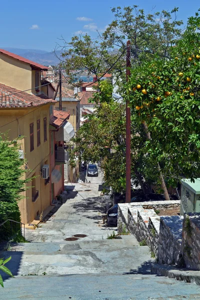 Promenade Estivale Dans Vieille Ville Historique Nauplie Grèce — Photo