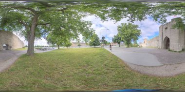 Ortaçağ Visby Şehir Duvarı - 360 Fotoğraf