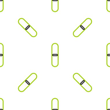 Çizgi Tırnak dosya simgesi beyaz arkaplanda izole edildi. Manikür aleti. Vektör İllüstrasyonu