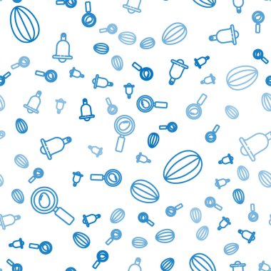 Sabit hat araması ve paskalya yumurtası, Paskalya yumurtası ve kusursuz bir şekilde zil sesi. Vektör