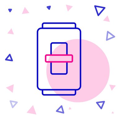 Elektrik düğmesi simgesi beyaz arkaplanda izole edildi. Açık ve kapalı simgesi. Loş ışık düğmesi işareti. Enerji tasarrufu kavramı. Renkli taslak konsepti. Vektör İllüstrasyonu.