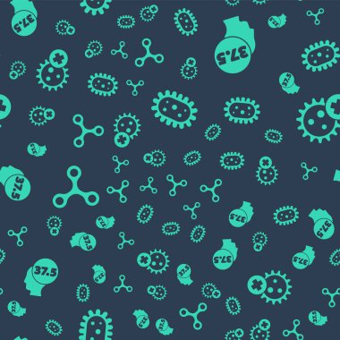 Virüsü, insan vücudunun yüksek sıcaklığını, virüsü ve virüsü kusursuz bir modele ayarlayın. Vektör.