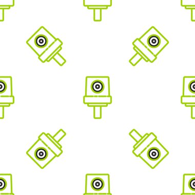 Çizgi spreyi kapak simgesini beyaz arkaplanda izole edebilir. Vektör İllüstrasyonu.