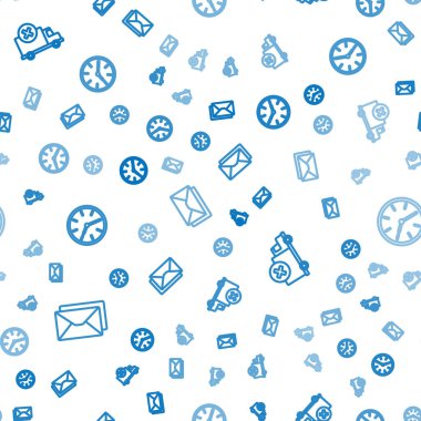 Hat, kargo kamyonu, nakliye aracı ve saat ayarlandı. Vektör.