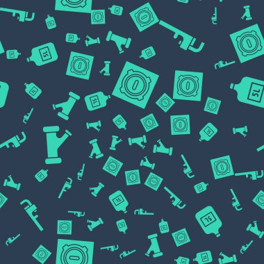 Kanalizasyon kapağını, boru ayarlanabilir anahtarını, endüstriyel metalik boruyu ve temiz suyla dolu temiz su şişesini ayarlayın. Vektör.