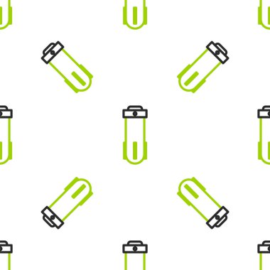 Çizgi Su filtresi simgesi beyaz arkaplanda izole edilmiş kusursuz desen. Su filtreleme sistemi. Ters osmoz sistemi. Vektör İllüstrasyonu