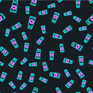 Tüpteki güneş kremi siyah arkaplanda izole edilmiş. Cilt için güneş ultraviyole ışığından koruma. Vektör İllüstrasyonu