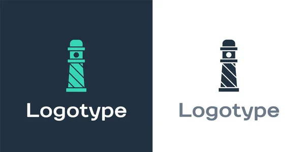 Logotyp Fyrikonen Isolerad Vit Bakgrund Mall För Logotyp Vektor Illustration — Stock vektor