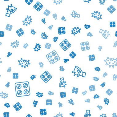 Çizgi hapları su toplamalı, ellerini sabunla yıkamalı ve virüsü sorunsuz bir şekilde temizlemeli. Vektör.