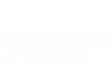 Saç spreyi için siyah çizgi spreyi, deodorant, beyaz arka planda izole edilmiş terleme önleyici ikon. 4K Video hareketli grafik canlandırması