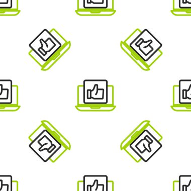 Çizgi El, beyaz arka planda izole edilmiş bir ikon gibi. Vektör.