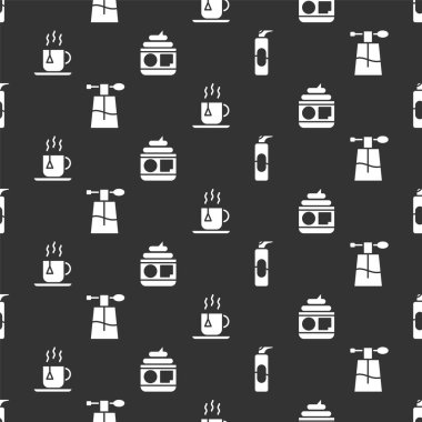 Saç spreyi, parfüm, çay poşeti, krema ya da losyon kozmetik tüpünü pürüzsüz desenli çay için ayarla. Vektör.