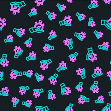 Pusula simgesi siyah arkaplanda izole edilmiş. Rüzgâr yön bulma sembolü. Rüzgar gül işareti. Vektör İllüstrasyonu.