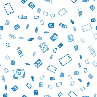 GPS aygıtını harita, akıllı telefon, cep telefonu ve Smartwatch ile kusursuz bir şablona ayarla. Vektör.