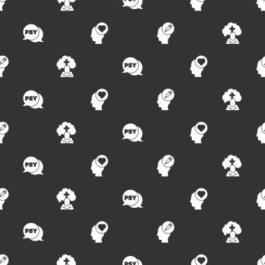 Uyuşturucuya Bağımlılık Ayarla, Adam cenaze kederi, psikoloji, psişik ve kırık kalp sorunsuz bir şekilde boşanır. Vektör.