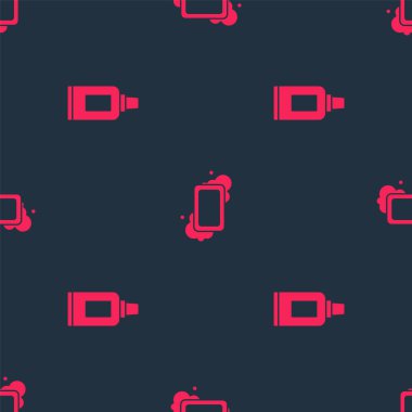 Şişeyi temizleme maddesi ve sabun kalıbına göre ayarlayın. Vektör.