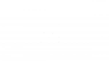 Siyah çizgi bilgisayar monitörü, grafik tablet ve cep telefonu simgesi beyaz arkaplanda izole edildi. İnternetten kazanç, pazarlama. 4K Video hareketli grafik canlandırması