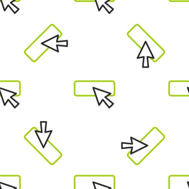 Çizgi UI ya da UX tasarım simgesi beyaz arkaplanda izole edilmiş pürüzsüz desen. Vektör.