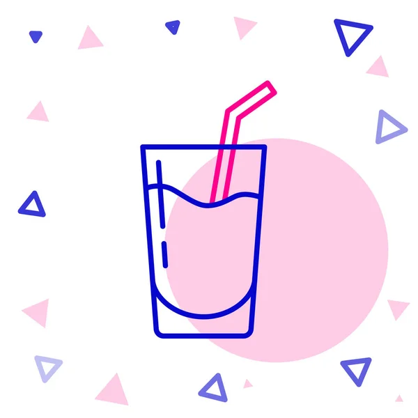 전화선 Cocktail 아이콘은 배경에 분리되어 Vector — 스톡 벡터