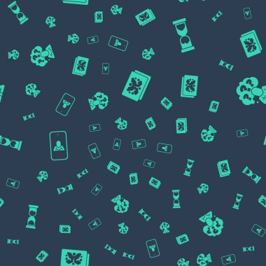 Rorschach testi, Eski Kum Saati, Psikolog çevrimiçi ve Kafa 'yı kusursuz şablon üzerine soru işareti ile ayarlayın. Vektör.