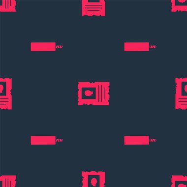 Dinamit bombası ve aranan batı posterini kusursuz bir şekilde yerleştirin. Vektör.