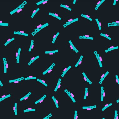 Çizgi Avcısı silah simgesi siyah arkaplanda izole edilmiş. Av tüfeği. Vektör.