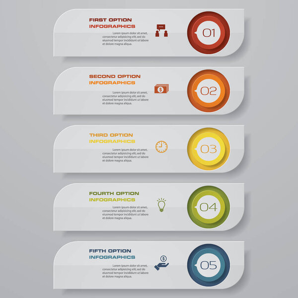 Разработайте шаблон баннеров с чистыми номерами / графический или веб-сайт. Вектор.