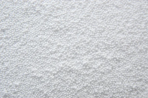 Абстрактный Фон Многих Белых Пенопластовых Шаров — стоковое фото