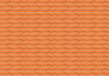 Tuğla duvar dokusu ve arkaplan, Üst Görünüm