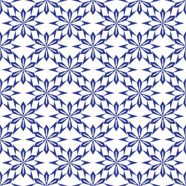 Beyaz arka plan üzerinde kar tanelerinin dikişsiz geometrik deseni, 