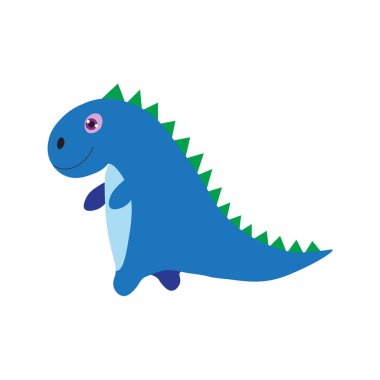 Bebek ve çocuklar için el yapımı şirin dinozorlar kumaş, tekstil, duvar kağıtları ve ürünler, vektör illüstrasyonu