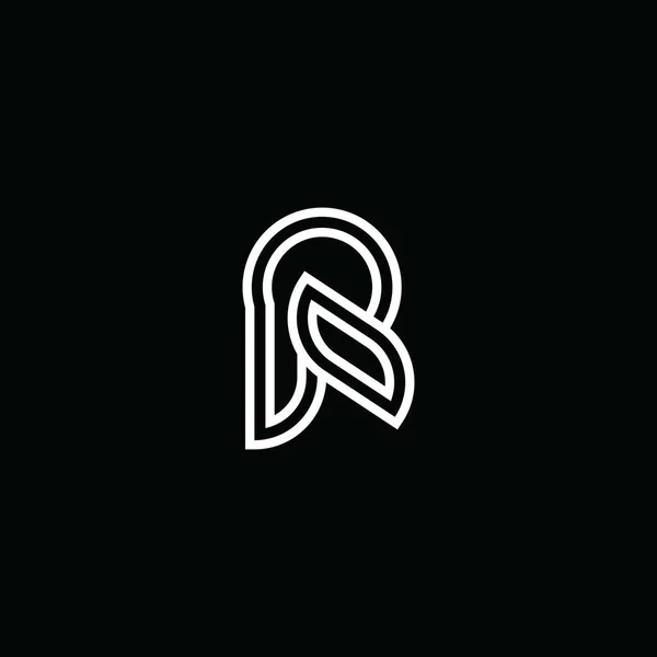 Créatif Lettre Initiale Logo Icône Conception Éléments Modèle — Image vectorielle