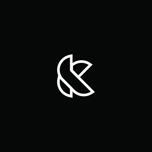 创意初始字母K图标设计模板元素 — 图库矢量图片