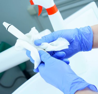 Sterilizasyon, dişçi kliniğinde diş hekimliği, ameliyat merkezi..