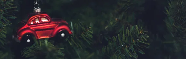 Fundo Natal Ouro Com Árvore Decorada Tema Férias Inverno Feliz — Fotografia de Stock