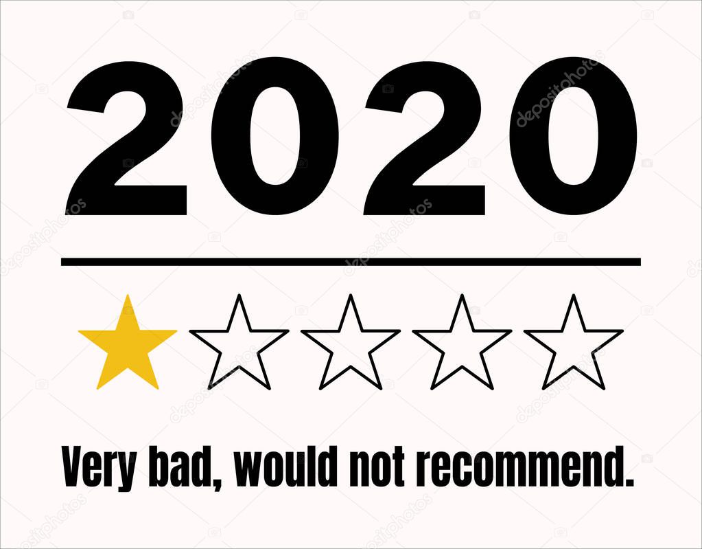 2020 bad year, I don`t recommend it