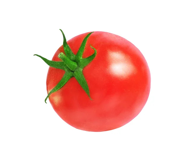 白を基調としたジューシーで新鮮なトマト — ストック写真