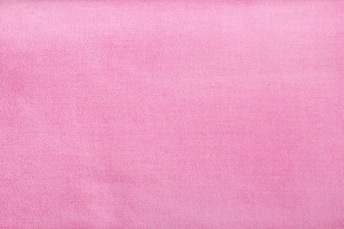 Doku pembe kumaş. Üstten görünüm. kopya alanı.
